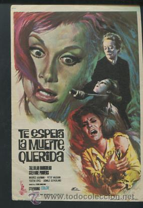 Cine: PROGRAMA Te espera la muerte, querida (Tallulah Bankhead - Stefanie Powers - Peter Vaughan) - Foto 1