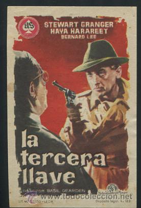 Cine: PROGRAMA LA TERCERA LLAVE, con Stewart Granger CON PUBLICIDAD - Foto 1