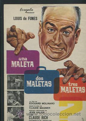 Cine: PROGRAMA UNA MALETA, DOS MALETAS, TRES MALETAS  (Louis de Fun&egrave;s - Claude Rich)