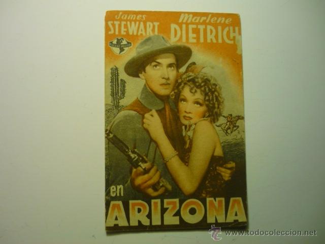 Cine: programa doble arizona-james stewart - m.dietrich- - Foto 1