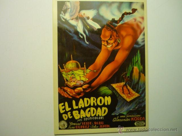 Cine: PROGRAMA DOBLE EL LADRON DE BAGDAD.-CONRAD VEIDT salon martorell