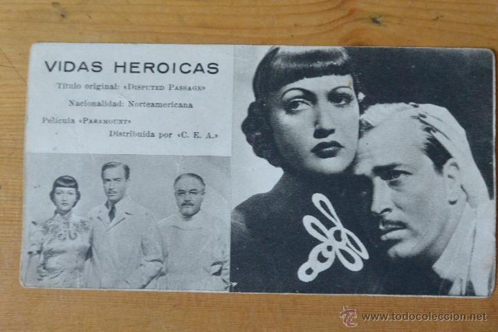 Cinema: FOLLETO MANO CINE VIDAS HEROICAS
