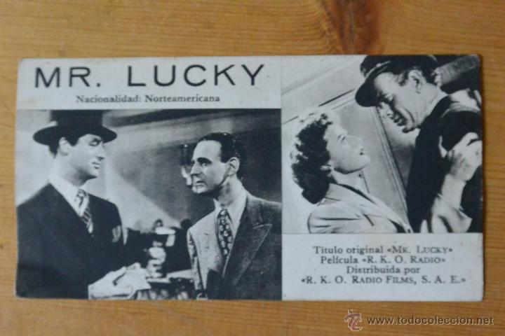 Cinema: FOLLETO MANO CINE MR. LUCKY