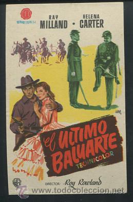 Cine: PROGRAMA EL ULTIMO BALUARTE (Ray Milland - Helena Carter - Hugh Marlowe - Forrest Tucker) - Foto 1