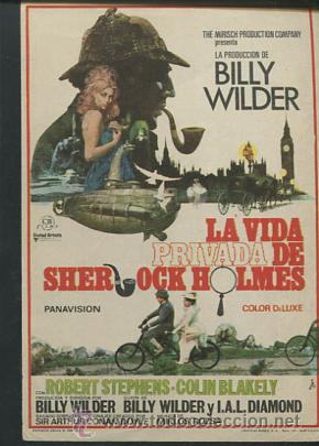 Cine: PROGRAMA LA VIDA PRIVADA DE SHERLOCK HOLMES (Robert Stephens - Colin Blakely ) BILLY WILDER - Foto 1