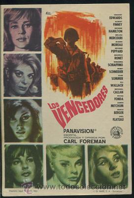 Cine: PROGRAMA LOS VENCEDORES. ROMY SCHNEIDER, JEANNE MOREAU - Foto 1