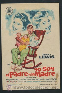 Cine: PROGRAMA Yo soy el padre y la madre - Jerry Lewis, Marilyn Maxwell - Foto 1
