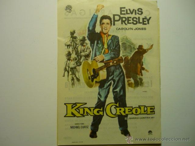 Cine: programa king creole-elvis presley-publicidad - Foto 1