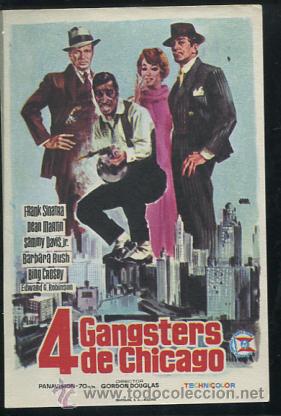 Cine: PROGRAMA 4 Gangsters de Chicago - Frank Sinatra, Dean Martin - Foto 1