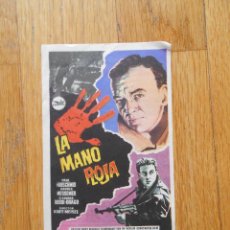 Cine: FOLLETO DE MANO, LA MANO ROJA, 1959