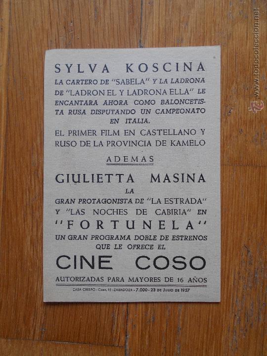 Cine: Programa de Mano, OPERACION POPOFF, - Foto 2