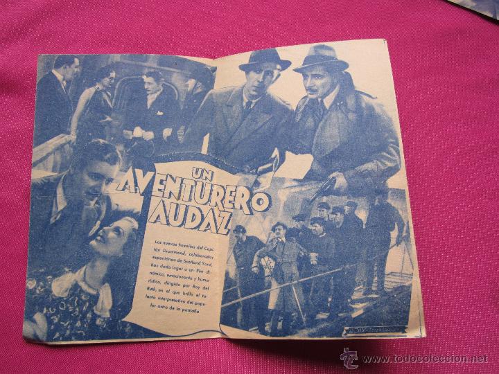 Cine: UN AVENTURERO AUDAZ RONALD COLMAN PROGRAMA CINE DOBLE C16 - Foto 2