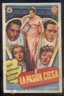 Cine: PROGRAMA DE CINE: LA PASION CIEGA.  PC-3944 - Foto 1