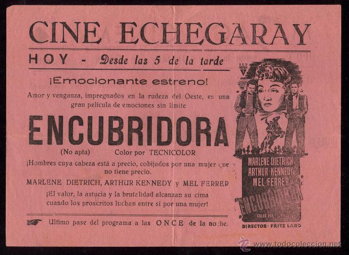 Cine: PROGRAMA ENCUBRIDORA - FRITZ LANG - MARLENE DIETRICH  MUY RARO !!!! - Foto 1