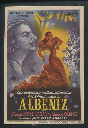 Cine: PROGRAMA ALBENIZ,  PEDRO L&Oacute;PEZ LAGAR SABRINA OLMOS. - Foto 1