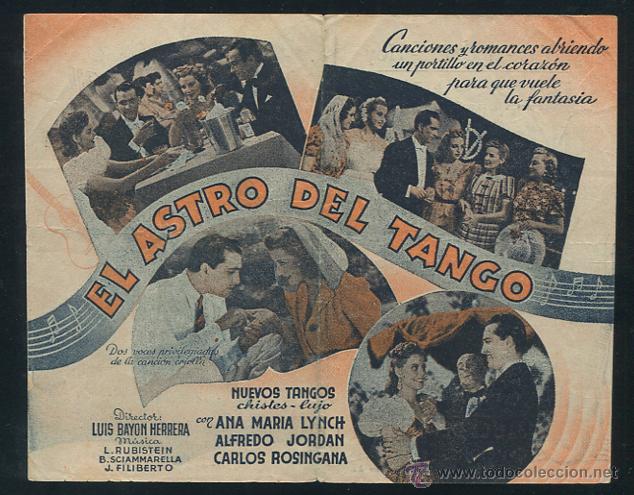 Cine: PROGRAMA El Astro del Tango - Hugo Del Carril, Amanda Ledesma - Con publicidad - Foto 1