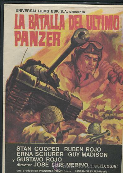 Cine: PROGRAMA La Batalla del &uacute;ltimo Panzer - Stan Cooper, Ruben Rojo CON PUBLICIDAD - Foto 1