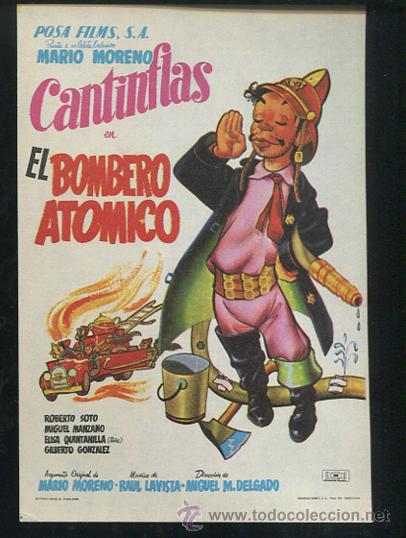 Cine: PROGRAMA El bombero atomico (Cantinflas - Roberto Soto - Gilberto Gonz&aacute;lez) - Foto 1