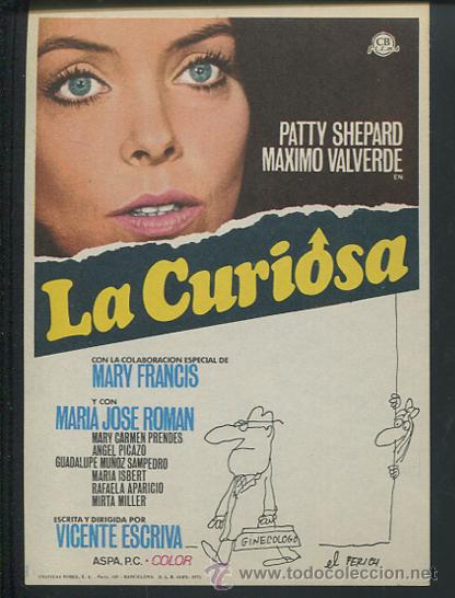 Cine: PROGRAMA La curiosa - Patty Shepard, Maximo Valverde, Mar&iacute;a Jos&eacute; Roman - Foto 1