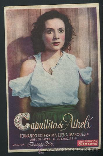 Cine: PROGRAMA CAPULLITO DE ALHELI - FERNANDO SOLER MARIA ELENA MARQUES - Foto 1