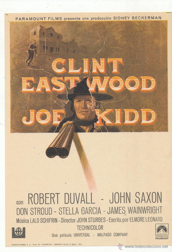Cine: Joe Kidd. Sencillo de Paramount.  &iexcl;IMPECABLE! - Foto 1
