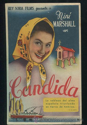 Cine: PROGRAMA Candida - Nin&iacute; Marshall - Con publicidad - Foto 1