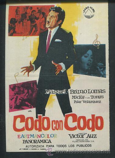 Cine: PROGRAMA CODO CON CODO  (Micky - Pilar Vel&aacute;zquez - George Rigaud) - Foto 1