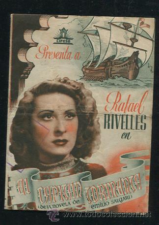 Cine: PROGRAMA El Capitan Tormenta - Rafael Rivelles, Carmen Navascues - Publicidad - Foto 1
