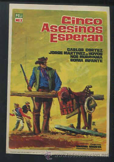 Cine: PROGRAMA Cinco asesinos esperan - Carlos Cortez, jorge Martinez - Foto 1