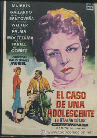 Cine: PROGRAMA El caso de una adolescente - Martha Mijares, Lucy Gallardo - Foto 1