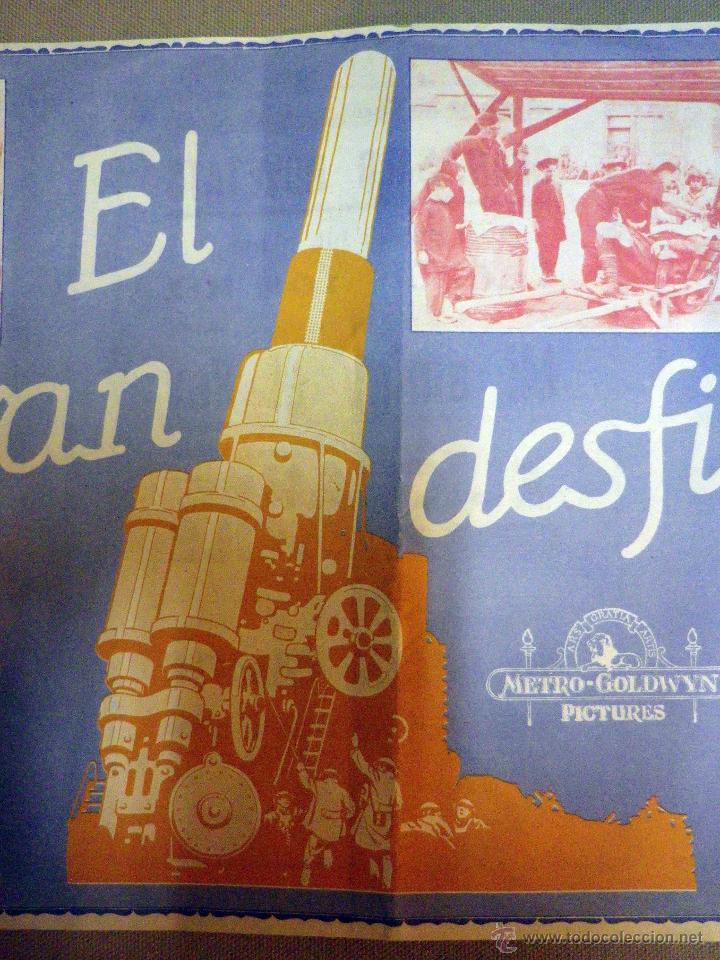 Cine: FOLLETO DE CINE, PROGRAMA, EL GRAN DESFILE, FASCIMIL - Foto 3