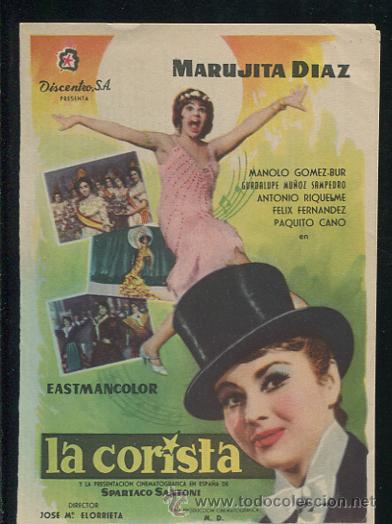 Cine: PROGRAMA La corista - Marujita Diaz, Manolo Gomez Bur - Foto 1