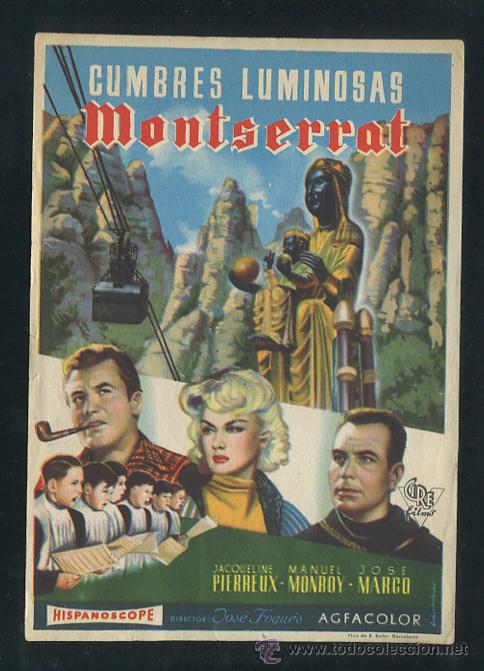 Cine: PROGRAMA Cumbres Luminosas Montserrat - Jacqueline Pierreux, Manuel Monroy - Foto 1