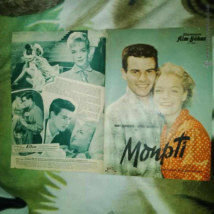 Cine: MONPTI ROMY SCHNEIDER PROGRAMA ANTIGUO ALEMAN 36 X 26 - Foto 1