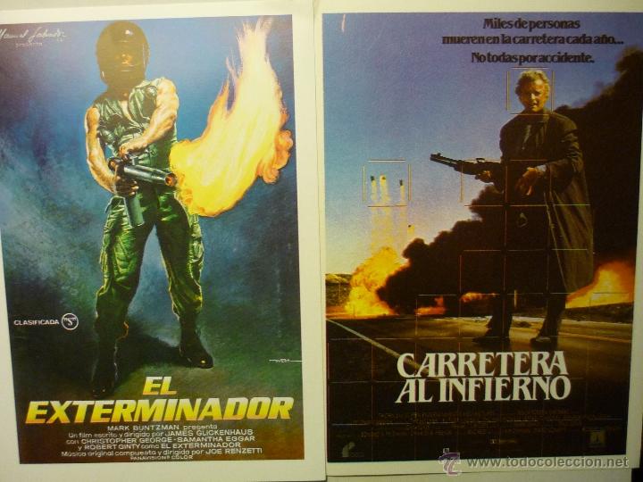Cine: lote programas moderno carretera al infierno - el exterminador - Foto 1