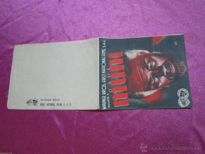Cine: LA TRAGEDIA DE LOUIS PASTEUR PROGRAMA DE CINE DOBLE A&Ntilde;OS 30 ORIGINAL. - Foto 3