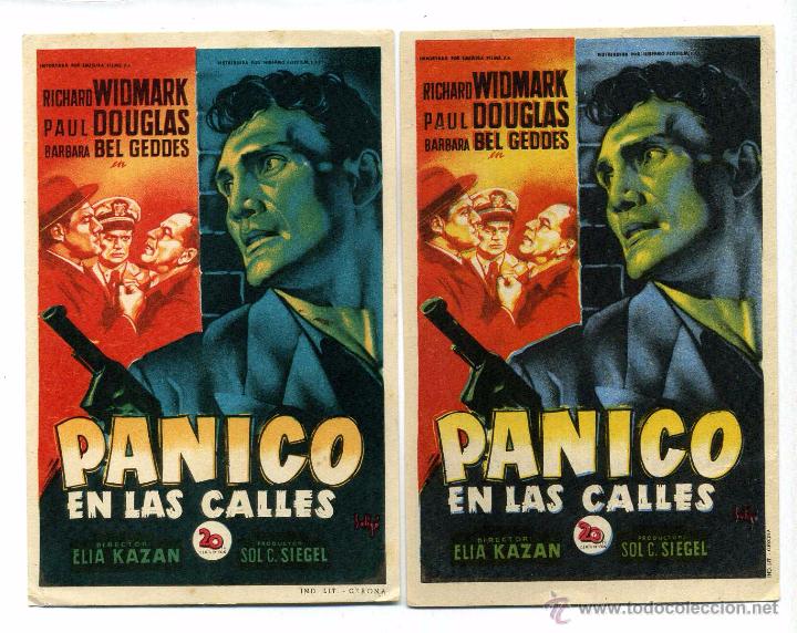 Cine: P&Aacute;NICO EN LAS CALLES, con Richard Widmark. - Foto 1