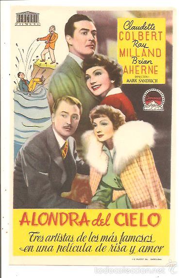 Cine: PROGRAMA ALONDRA DEL CIELO - Foto 1