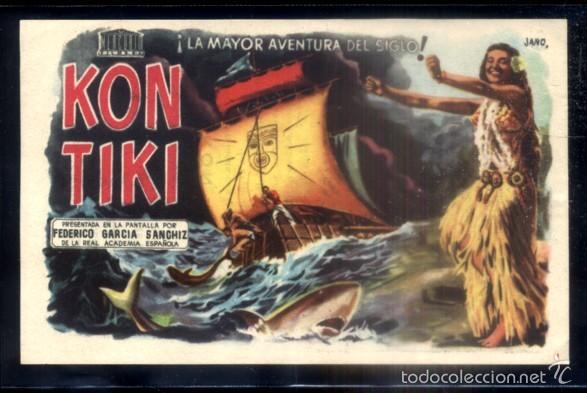 Cine: PROGRAMA DE CINE: KON TIKI.   PC-4032 - Foto 1