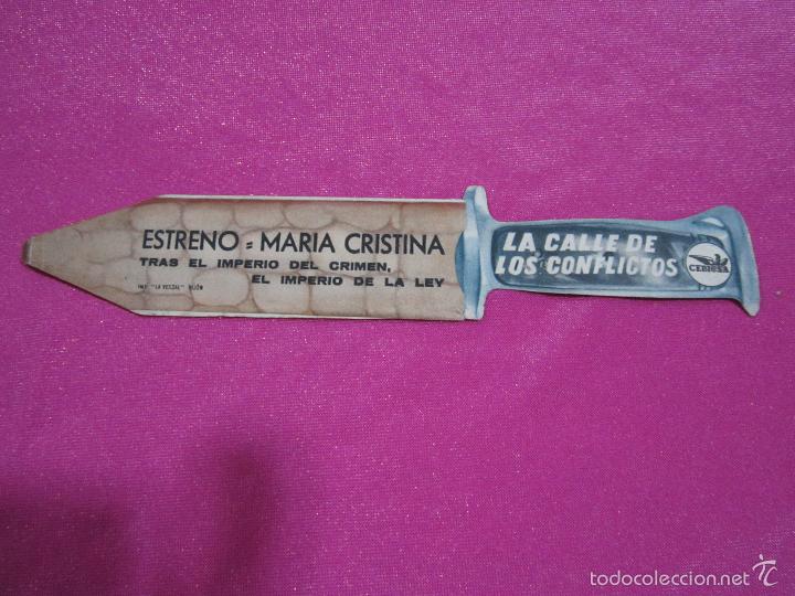 Cine: LA CALLE DE LOS CONFLICTOS PROGRAMA DE CINE TROQUELADO C16 - Foto 2