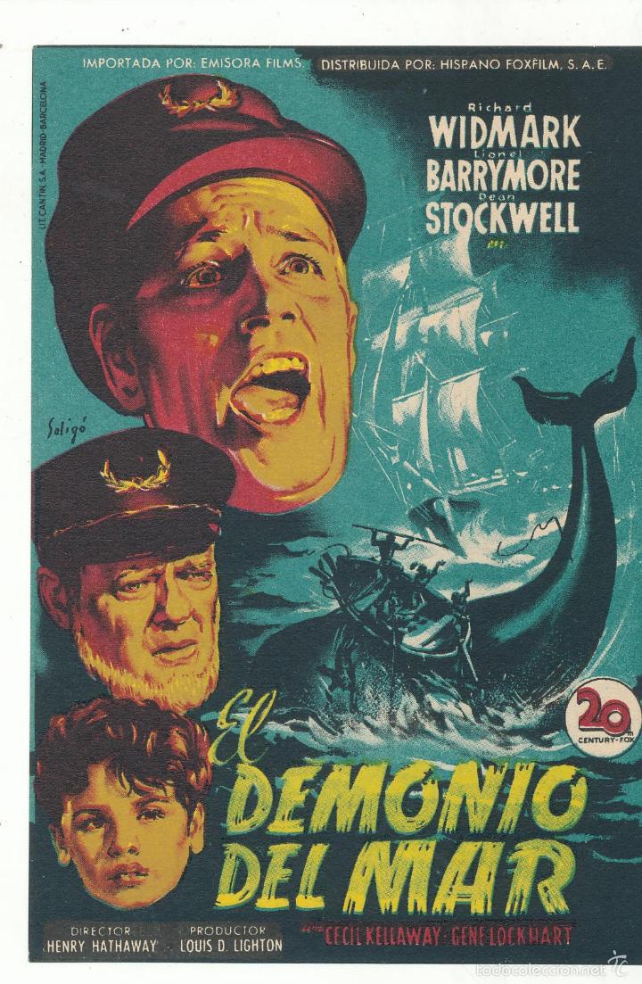 Cine: El Demonio del Mar. Solig&oacute;. Sencillo de 20Th Century Fox. &iexcl;IMPECABLE! - Foto 1