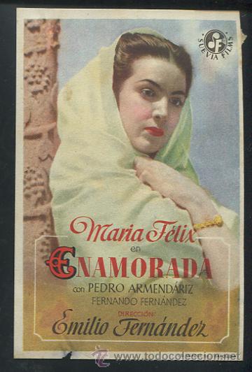Cine: PROGRAMA ENAMORADA, MARIA FELIX, PEDRO ALMENDARIZ - Foto 1