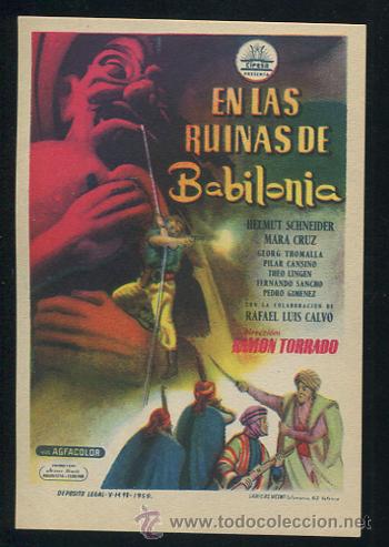 Cine: PROGRAMA En las ruinas de Babilonia - Helmut Schneider, Mara Cruz - Foto 1