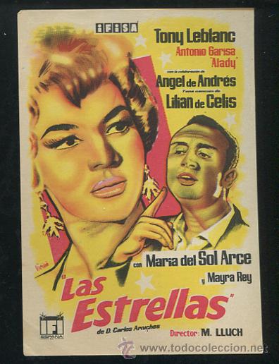 Cine: PROGRAMA LAS ESTRELLAS- TONY LEBLANC -LILIAN DE CELIS - Foto 1