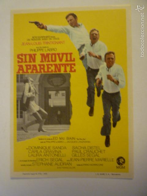 Cine: PROGRAMA DE CINE SIN MOVIL APARENTE. SIN PUBLICIDAD. - Foto 1