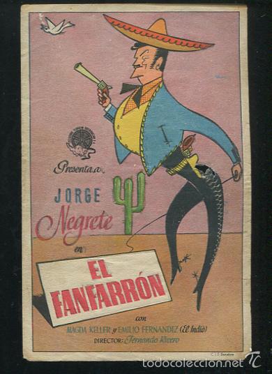 Cine: PROGRAMA El fanfarr&oacute;n - Jorge Negrete, Magda Keller  CON PUBLICIDAD - Foto 1