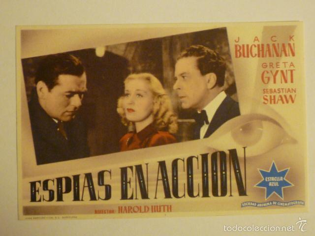 Cine: PROGRAMA DE CINE ESPIAS EN ACCION CON JACK BUCHANAN. SIN PUBLICIDAD. - Foto 1
