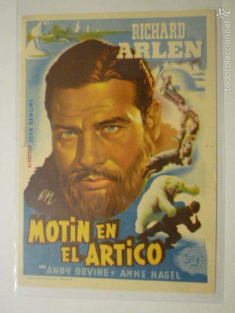 Cine: PROGRAMA DE CINE MOTIN EN EL ARTICO. SIN PUBLICIDAD. - Foto 1