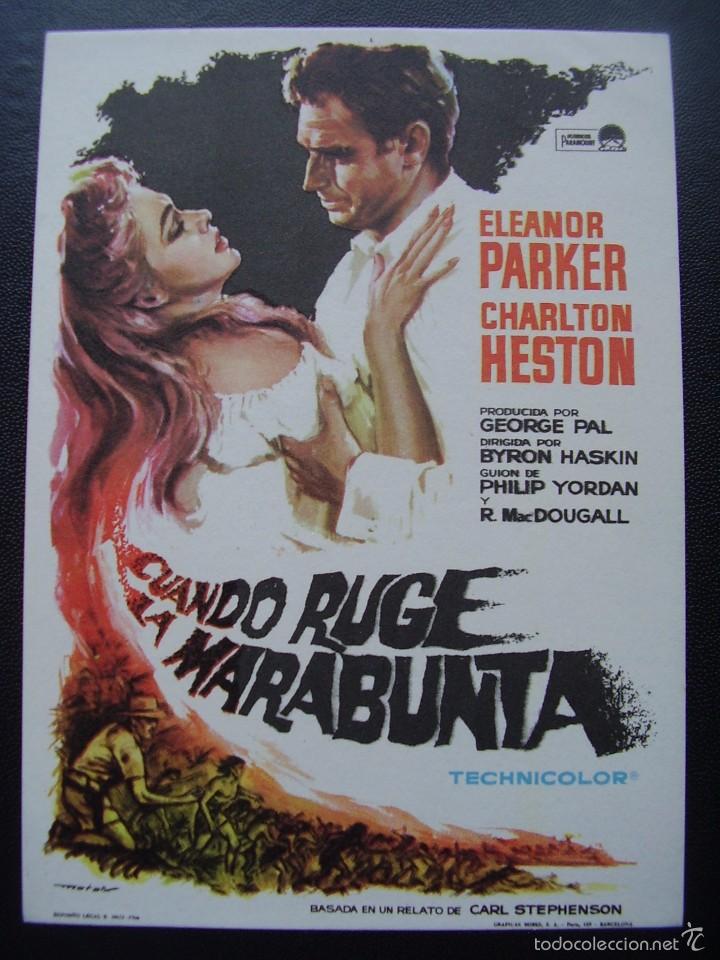 Cine: CUANDO RUGE LA MARABUNTA, CHARLTON HESTON