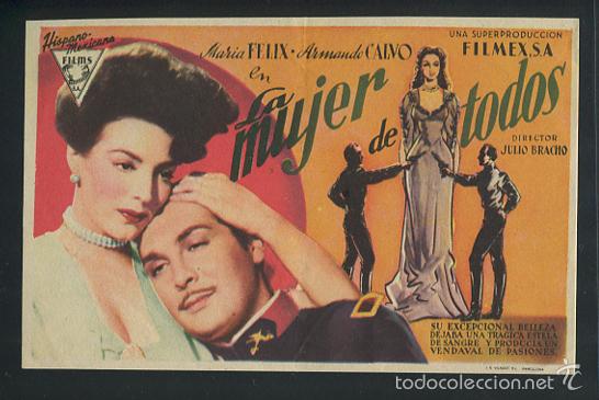 Cine: PROGRAMA La mujer de todos - Maria Felix, Armando Calvo - Foto 1